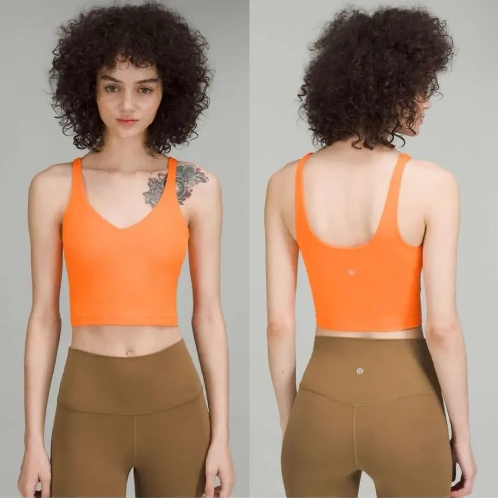 Lululemon Align Tank Top in Orange Soda size 4